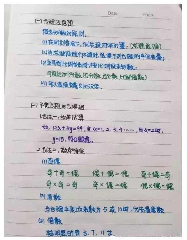 行測公式記不?。繉W霸幾張筆記就搞定了！